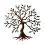 Wallity Tree - 1 Escultura de pared de metal Multicolor